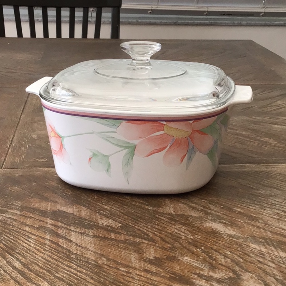 Vintage Corning Ware  "Peony Floral" pattern - Picture 10 of 16